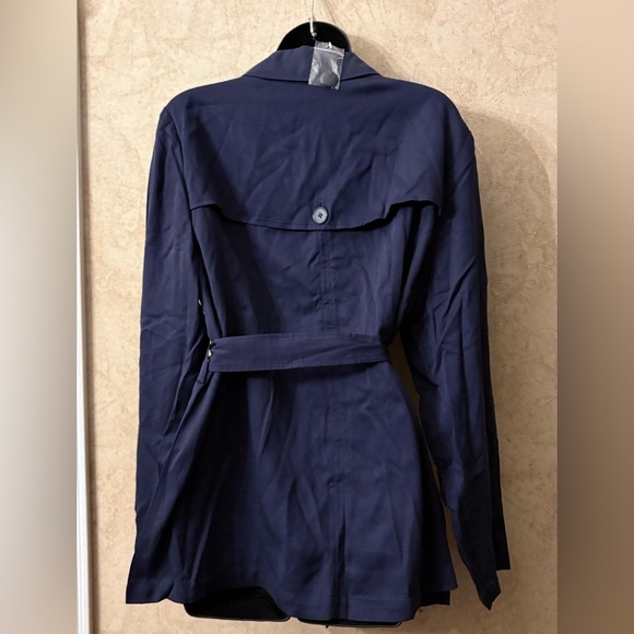 🆕 Laura Felt Women's Navy Blue Button-Down Jacket - Picture 3 of 5